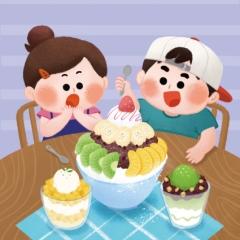 [디자인다소]요리현수막(빙수)-176