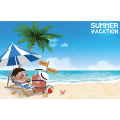 [디자인다소]여름배경현수막(바다)-345