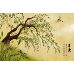 [디자인다소]전통배경현수막(버드나무)-072