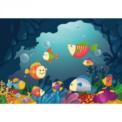 [디자인다소]여름배경현수막(물고기)-413